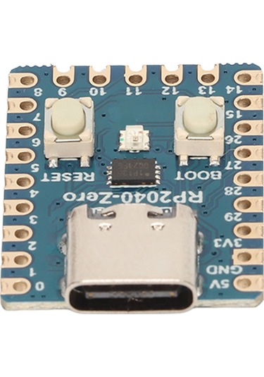 Ximistore9 Rp2040 Zero Mikrodenetleyici Geliştirme Kartı - Çift Çekirdekli Arm Cortex M0+ - Usb-c - 29 Gpıo - C/c++/python Desteği