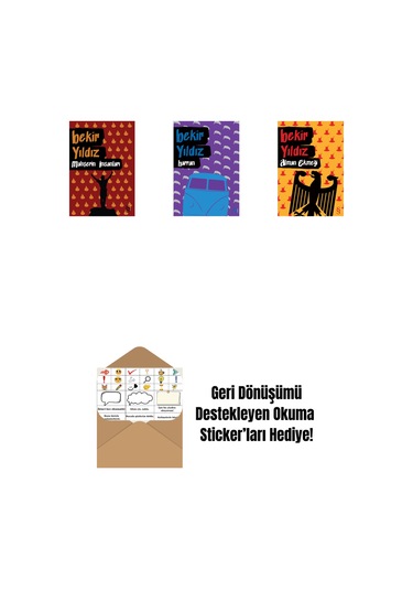 Mahşerin İnsanları + Harran + Alman Ekmeği + Okuma Sticker'ları