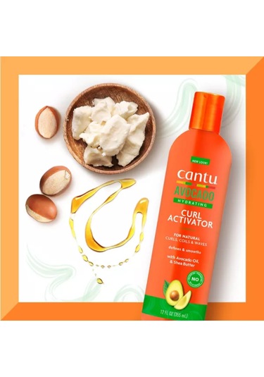 Cantu Avokado Yağı Bukleleri Belirginleştiren Saç Kremi 355 ML