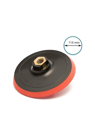 62 Parça 115 Mm Avuç Taşlama Cırt Zımpara Seti + Matkap Aparatı