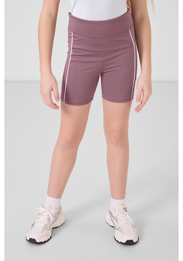 Tommylife Gül Kurusu Esnek Standart Fit Basic Performans Kız Çocuk Tayt - 75189 Gül Kurusu