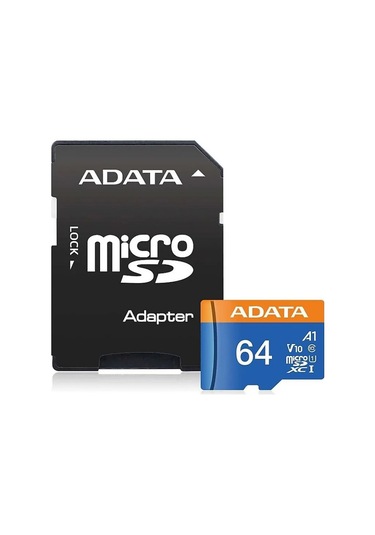 Adata Premier 64 Gb Ausdh64guıcl10a1-ra1 100mb/s Uhs-ı Class10 V10 Micro Sd Kart