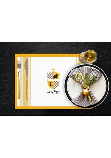 Adawall Home Hogwarts Houses Kumaş Amerikan Servis 4'lü Set Çok Renkli