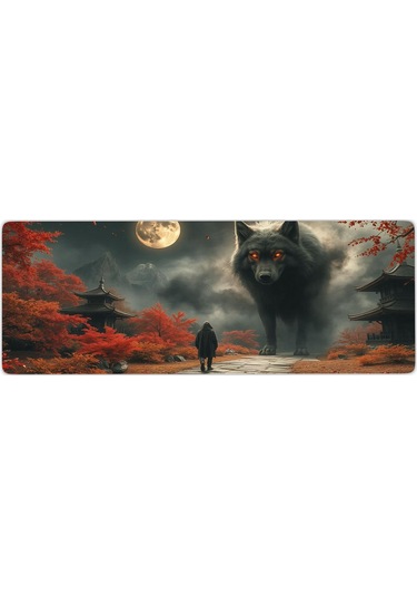 Gaming Oyuncu Xl Mouse Pad Kaydırmaz Dikişli 80 30 Cm Mousepad 21
