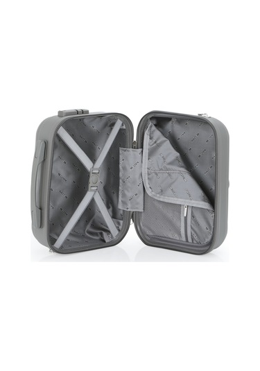 Mçs Polipropilen 3lü Valiz Seti Orta & Kabin & Makyaj V376 S23sy1000052-set 00006 Gri