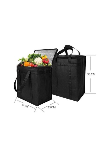 Yalıtımlı Soğutucu Çanta Soğutucu Çanta 33x20.5x35.5 Çok Renkli