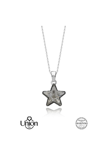 Union Swarovski Crystal Kadın Yıldız Gümüş Kolye