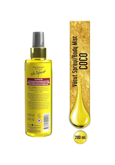 Eda Taşpınar Coco Body Mist Vücut Spreyi 200 ML