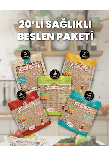 Beslen Paketi 20 Paket Lavaş Tandır Ekmeği