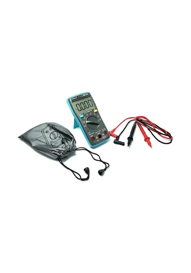 Toolfıx Tf-101 Işıklı Dijital Multimetre Ölçü Aleti True Rms