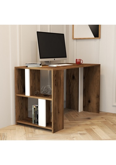 Variant Variant Lima Çalışma Masası - Ceviz / Beyaz Ceviz