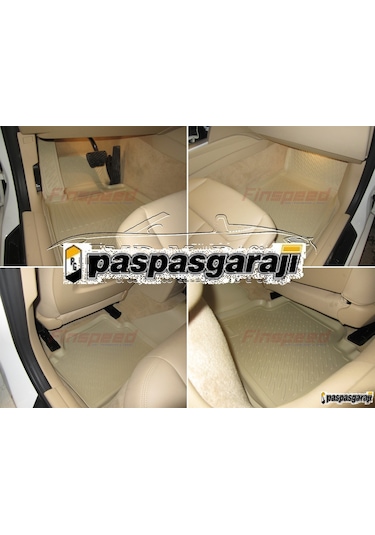 Bmw 3 Serisi F30 Bej 3D Havuzlu Paspas 2012-2018 Arası