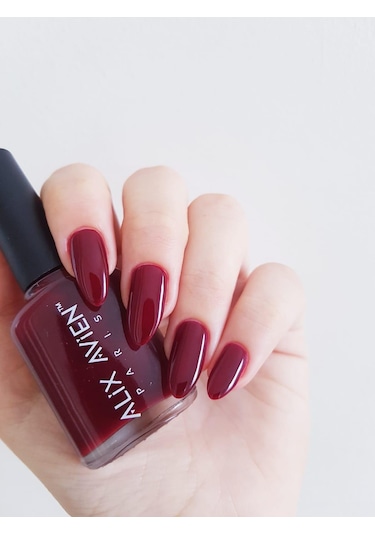 Alix Avien Bordo Oje 107 Yüksek Pigmentli Uzun Süreli Kalıcılık Hızlı Kuruma Nail Lacquer 107