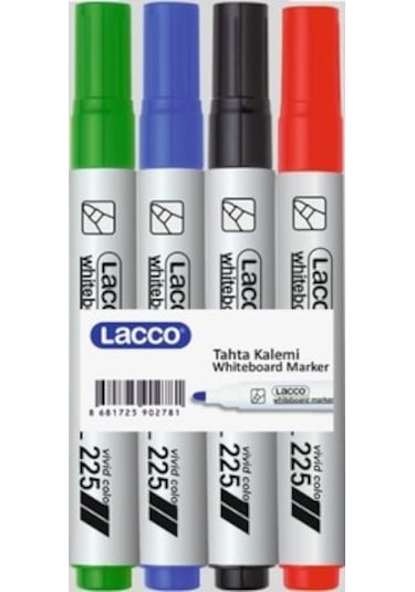Lacco Tahta Kalemi 4lü Set Çok Renkli