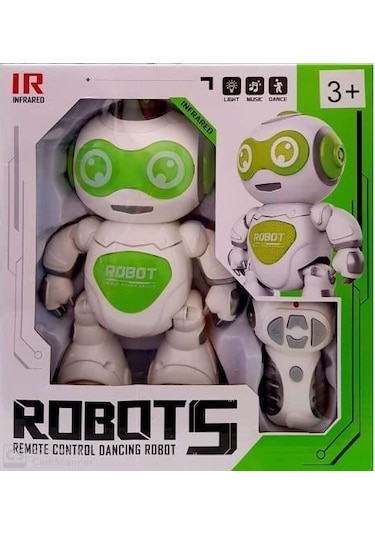 Canem Oyuncak Uzaktan Kumandalı Dans Eden Yeşil Robot 5