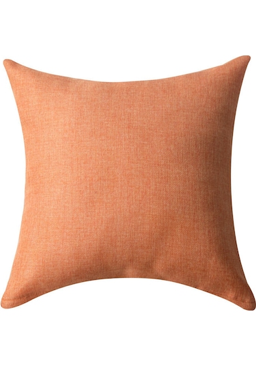 Hfambition Mavi Minimalist Kanvas Koltuk Yastığı Kılıfı - Ev, Araba, Sandalye İçin Konfor Sağlayıcı, 50x50 Cm Sadece Kılıf Diğer