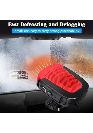 Wondernest 2025 Yükseltmesi Taşınabilir, Hızlı Isıtmalı Ön Lichen Isıtıcı, Cam Buğu Önleyici Araba 12v, Xi Kırmızı