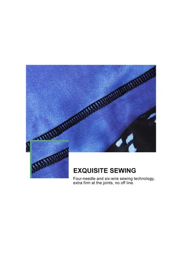 Paıyıge Yoga Pantolonu, Kelebek Hk24 İle Kadın Baskılı Mavi