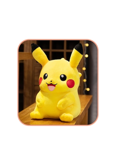 Pikachu İthal Lisanslı 30cm Peluş Oyuncak Figür