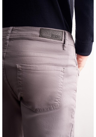 Gri 5 Cep Casual Slim Fit Pamuklu 5 Cep Pantolon 1003255318 Gri