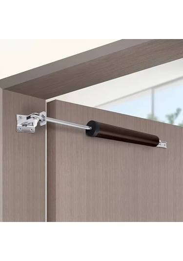 Chuangyinshop Beyaz 1 Adet Ağır Hizmet Rüzgara Dayanıklı Kapı Kapatıcı Ayarlanabilir Hız Yumuşak Kapanma Dokunmatik Ve Uzaktan Kumandalı