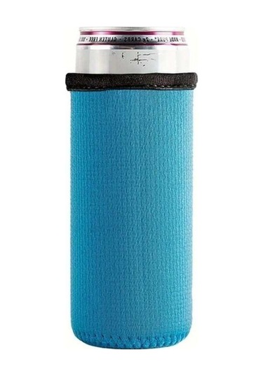 Trendooze Gaojunshop01 Mavi 12oz Soğutucu, Yıkanabilir, Kaymaz, Termal Tutucu Gök Mavisi