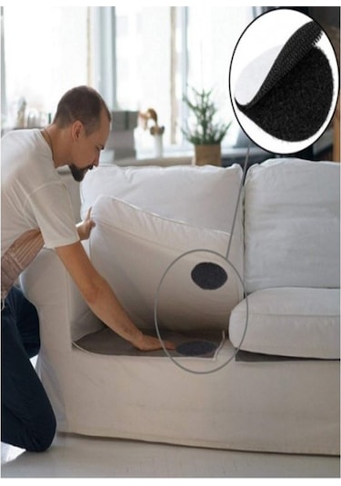 20'li Halı Kaydırmaz Kilim Koltuk Örtüsü Sabitleyici Cırt Yıkanab