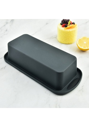 Ulzyvf Yapışmaz Ve Somun Silikon Pişirmek Koyu Köfte, Kek Kalıbı, İçin Gri Gri Ekmek, Gm Gri - Koyu Gri