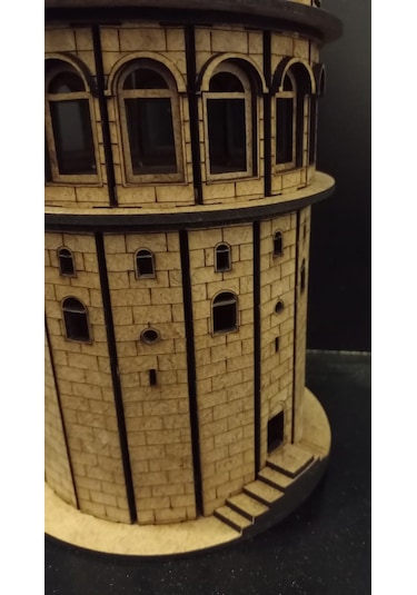 TLR hobi Galata Kulesi Ahşap Maket
