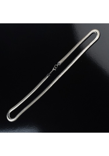 idovm Yılan Desenli Erkek Kolye Çelik Zincir Takı Aksesuar k24 t5 Çelik