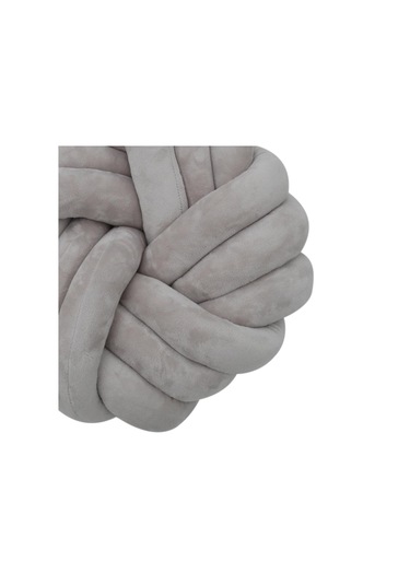 Suntek 4 Renk Peluş Dekoratif Kırlent Yumuşak Arka Koltuk Gri Gri