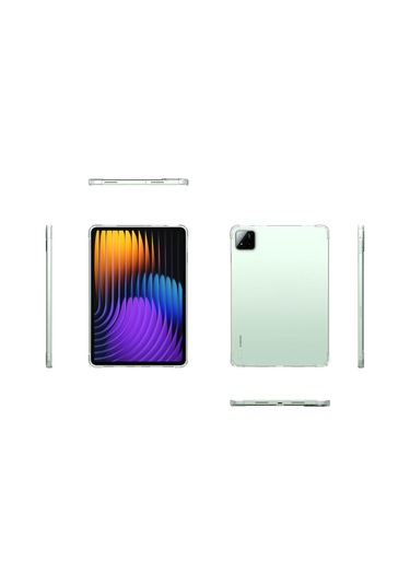 Xiaomi Mi Pad 7 / 7 Pro 11.2inç 2025 Kılıf Darbelere Dayanıklı Şeffaf Kapak Kapaklı Kılıf