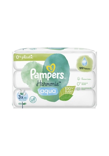 Prima Aqua Pure Islak Havlu Mendil 3'lü 144 Yaprak Islak Mendil