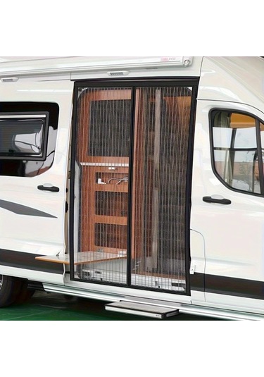 Xuweiwei Beyaz Manyetik Sineklik Perde 35.43x82.68 Inç Ev Rv Sinek Koruma