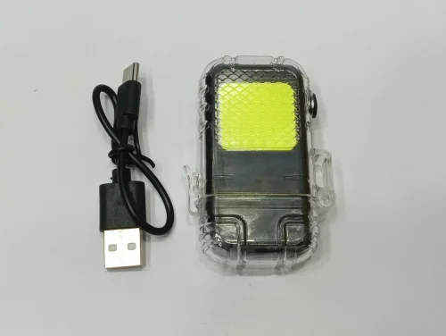 Rezistanslı Çakmak Şarjlı Elektronik Fener Beyaz Ledli Işıklı Rüzgar Ve Su Geçirmeyen