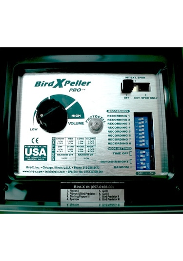 Bird-X Peller Pro Sonik Kuş Kovucu Cihaz 4000 M² Etkili