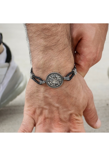 El İşçiliği Özel Tasarım 925 Ayar Gümüş  Bileklik