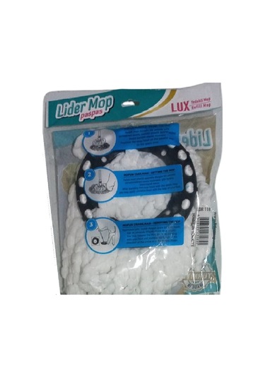 Lider Mikrofiber Yuvarlak Mop Paspas Lux Yedek Ucu 2 Adet
