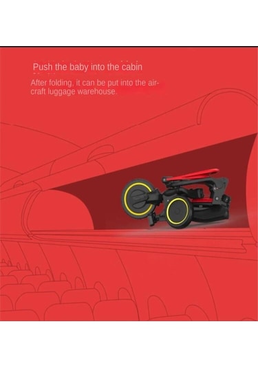 Maxi Taxi Trike Plus F3 Ebeveyn Kontrollü Katlanır Bisiklet Krmzı