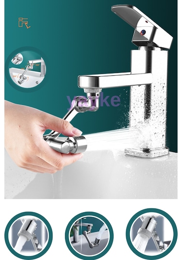 Yayke Robotik Kol Musluk Başlığı - Musluk Uzatma Aparatı Ucu