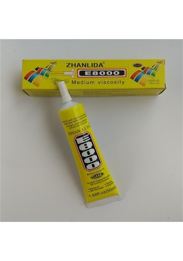 E8000 Telefon Ekran Lens Cam Kasa Kapak Yapıştırıcı-Şeffaf 50 ML N11.83