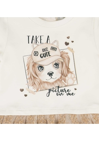 Best Kids Kız Bebek Dokulu Elbise Bb22Kk10023 001