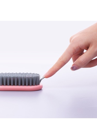 Qingmipy Mini Çok Amaçlı Yumuşak Kıllı Ayakkabı Ve Kıyafet Temizleme Fırçası, Pratik Asma Askılı Ev Temizlik Aracı Diğer