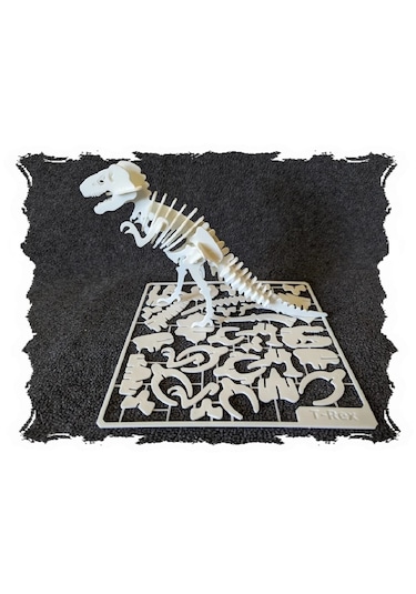 3d Dinazor Plastik Puzzle Yapboz Montessori