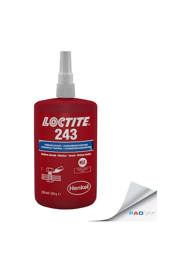 Loctite 243  Orta Mukavemetli Civata Sabitleyici 250 Ml