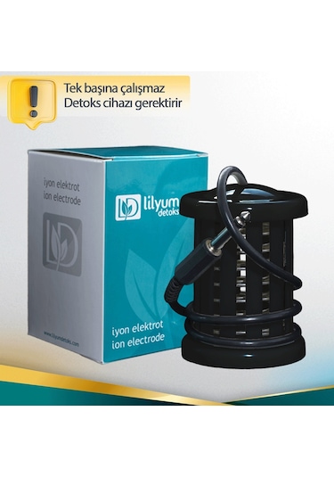 Lilyum İyon Elektrot Array Ayak Cihazı Siyah