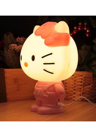 Hello Kitty Gece Lambası Ve Masa Lambası