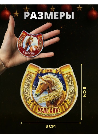 Magnitura.ru 2026 Yılının Simgesi Ağaç Şeklinde Buzdolabı Yeni Yıl Mıknatısları 182592985