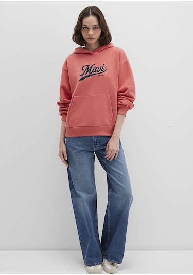 Mavi Kapüşonlu Somon Kadın Sweatshirt M1s10420-71076 Somon