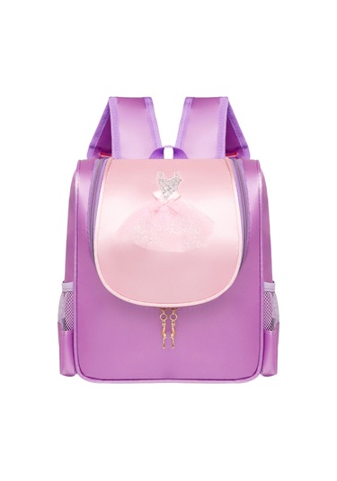 Suntek Bale Çantası Sırt Dans Kız Için Jimnastik Dansı Doğum Günü Pembe İle Menekşe